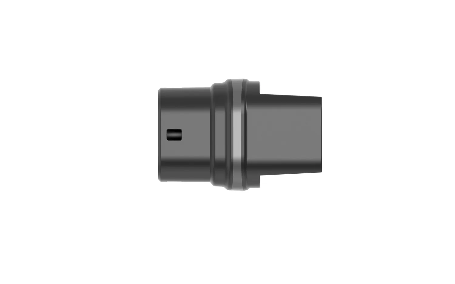 AC discharge connector side view